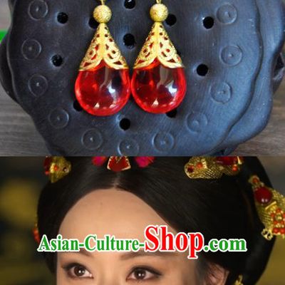 Handmade Chinese Traditional Ancient Imperial Empress Earrings