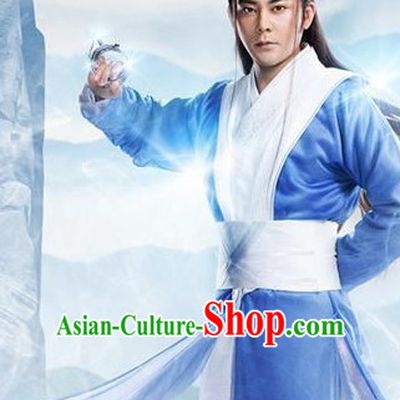 Ancient Chinese Knight Clothes Complete Set for Men