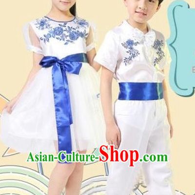Chinese Dance Dress for Children Boys