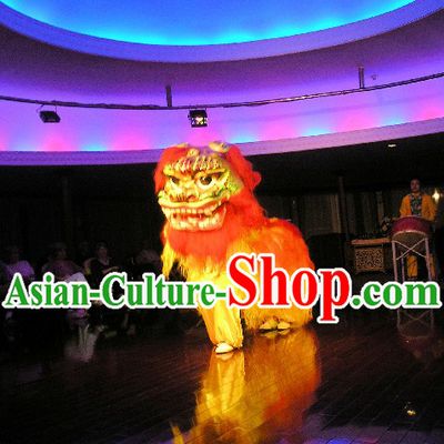 Chinese Traditional Northern Lion Dancing Costume Complete Set