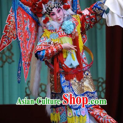 Top Chinese Traditional Opera Empress Costumes and Headpieces Complete Set for Women or Girls