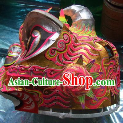 Top Chinese Classic 100_ Natural Long Futsan Style Lion Dance Costumes Complete Set