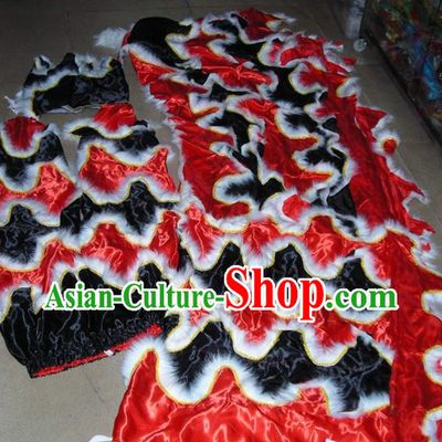Chinese Traditional Lion Body Costumes Pants Claws Set