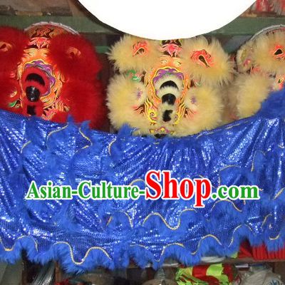 Chinese Traditional Lion Body Costumes Pants Claws Set