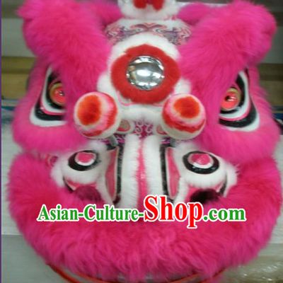 Supreme Long Wool Ancient Chinese Traditional Lion Dance Costumes Complete Set