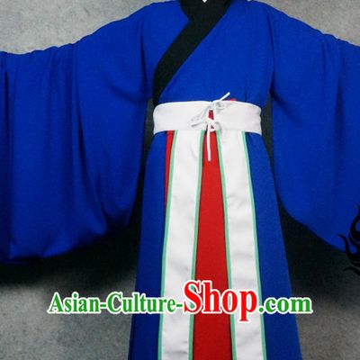 Ming Dynasty Clothing Garment and Hat Complete Set for Men