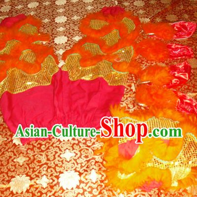 Top Asian Chinese Lion Dance Troupe Performance Suppliers 2 Pairs of Pants and Claws