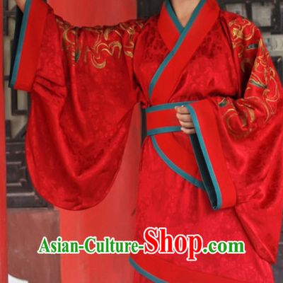 Ancient Chinese Clothing Dress Garment and Hair Accessories Complete Set for Women