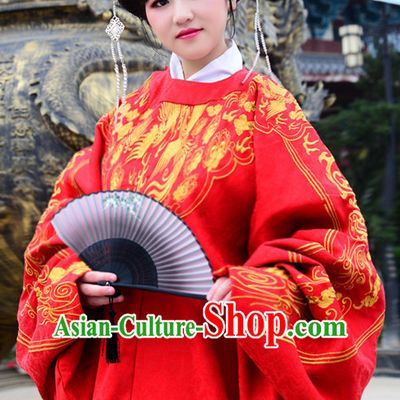 Ancient Chinese Clothing Dress Garment and Hair Accessories Complete Set for Women