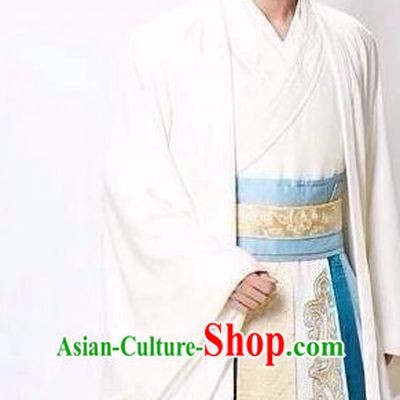 Ancient Chinese Superhero Zhao Zilong Costumes Garments Complete Set for Men