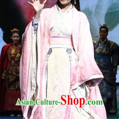 Ancient Chinese Young Princess Hanfu Dresses Complete Set