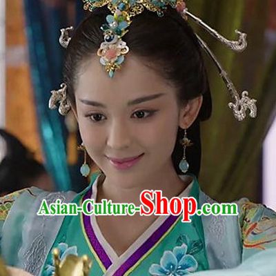 Ancient Chinese Four Beauties Xi Shi Headpieces Hair Jewelry Set