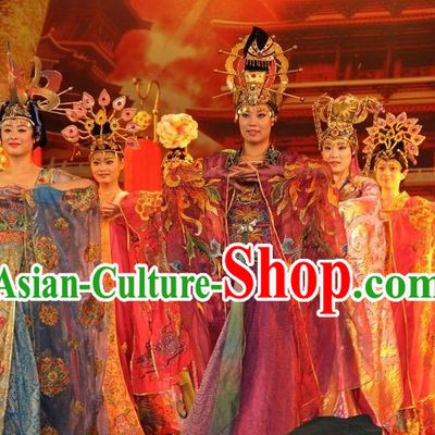 Ancient Chinese Clothing Tang Dynasty Empress Dress Garment for Women