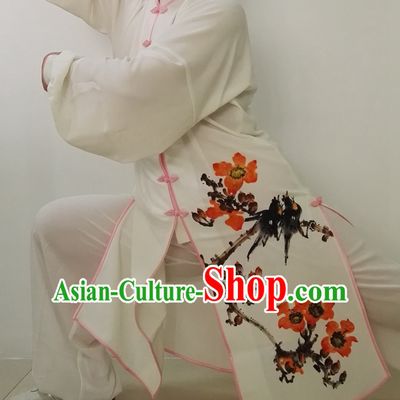Top Chinese Traditional Mandarin Martial Arts Tai Chi Kung Fu Gongfu Competition Championship Clothes Suits Uniforms