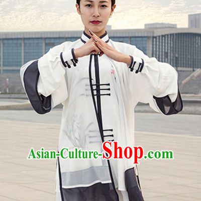 Chinese Traditional Mandarin Martial Arts Tai Chi Kung Fu Gong Fu Competition Championship Suits Uniforms for Men Women Children