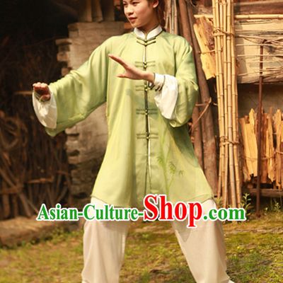 Chinese Traditional Mandarin Martial Arts Tai Chi Kung Fu Gong Fu Competition Championship Suits Uniforms for Men Women Children