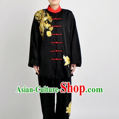 Chinese Traditional Style Martial Arts Summer Wear Kung Fu Embroidered Uniforms for Men Women Children