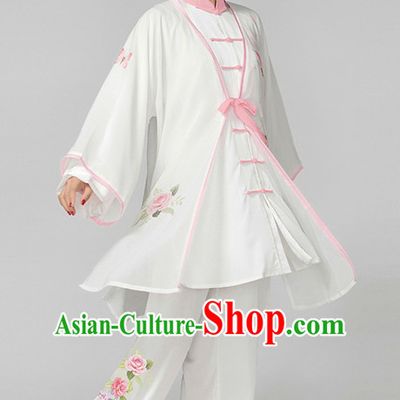 Top Tai Chi Pants Tai Chi Suit Apparel Suits Attire Robe Kung Fu Costume Chinese Kungfu Jacket Wear Dress Uniform Clothing Taijiquan Shaolin Chi Gong Taichi Suits
