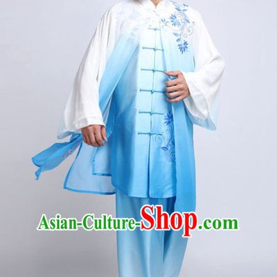 Top Tai Chi Pants Tai Chi Suit Apparel Suits Attire Robe Kung Fu Costume Chinese Kungfu Jacket Wear Dress Uniform Clothing Taijiquan Shaolin Chi Gong Taichi Suits
