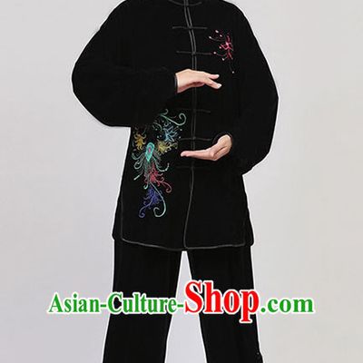 Top Tai Chi Uniforms Pants Tai Chi Suit Apparel Suits Attire Robe Kung Fu Costume Chinese Kungfu Jacket Wear Dress Uniform Clothing Taijiquan Shaolin Chi Gong Taichi Suits for Men Women Kids