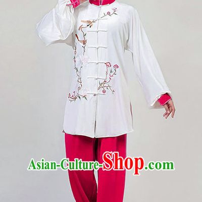 Top Tai Chi Uniforms Pants Tai Chi Suit Apparel Suits Attire Robe Kung Fu Costume Chinese Kungfu Jacket Wear Dress Uniform Clothing Taijiquan Shaolin Chi Gong Taichi Suits for Men Women Kids