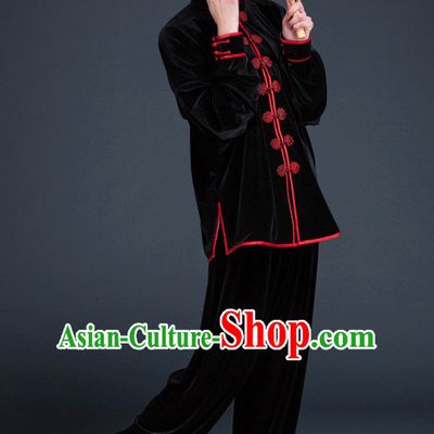 Top Tai Chi Uniforms Pants Tai Chi Suit Apparel Suits Attire Robe Kung Fu Costume Chinese Kungfu Jacket Wear Dress Uniform Clothing Taijiquan Shaolin Chi Gong Taichi Suits for Men Women Kids