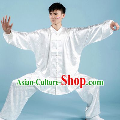 Top Tai Chi Uniforms Pants Tai Chi Suit Apparel Suits Attire Robe Kung Fu Costume Chinese Kungfu Jacket Wear Dress Uniform Clothing Taijiquan Shaolin Chi Gong Taichi Suits for Men Women Kids