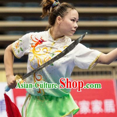 Top Kung Fu Competition Uniforms Pants Suit Taekwondo Apparel Karate Suits Attire Robe Championship Costume Chinese Kungfu Jacket Wear Dress Uniform Clothing Taijiquan Shaolin Chi Gong Taichi Suits for Men Women Kids
