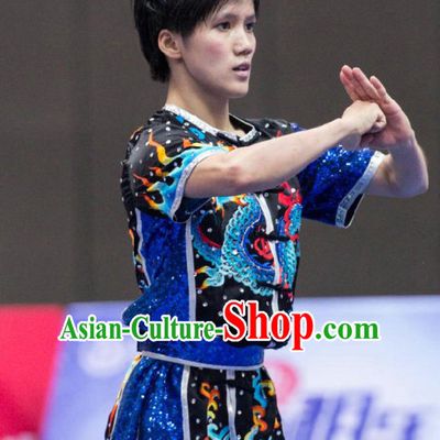 Top Kung Fu Competition Uniforms Pants Suit Taekwondo Apparel Karate Suits Attire Robe Championship Costume Chinese Kungfu Jacket Wear Dress Uniform Clothing Taijiquan Shaolin Chi Gong Taichi Suits for Men Women Kids