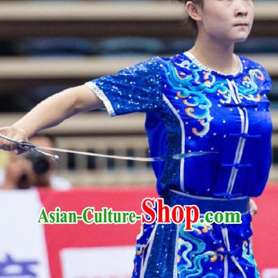 Top Kung Fu Competition Uniforms Pants Suit Taekwondo Apparel Karate Suits Attire Robe Championship Costume Chinese Kungfu Jacket Wear Dress Uniform Clothing Taijiquan Shaolin Chi Gong Taichi Suits for Men Women Kids