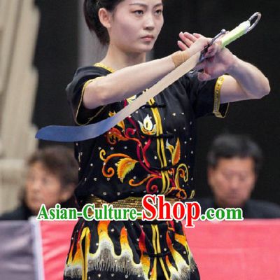 Top Kung Fu Competition Uniforms Pants Suit Taekwondo Apparel Karate Suits Attire Robe Championship Costume Chinese Kungfu Jacket Wear Dress Uniform Clothing Taijiquan Shaolin Chi Gong Taichi Suits for Men Women Kids