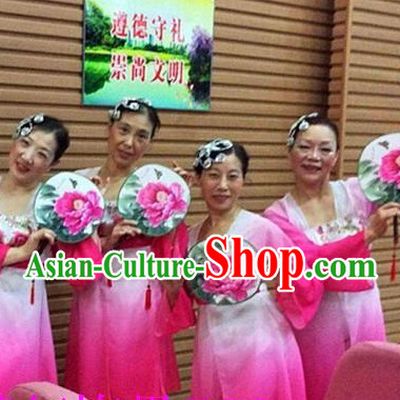 Ancient Chinese Classic Handmade Birds Palace Fan Round Fan Mandarin Fan Gong Shan Dance Fan