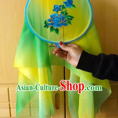 Ancient Chinese Style Long Ribbon Dance Fan