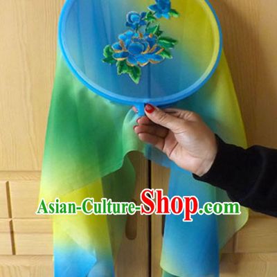Ancient Chinese Style Long Ribbon Dance Fan