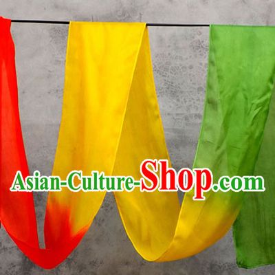 Top 3 Meters Pure Silk Color Changing Colr Change Dance Ribbon Dancing Ribbons
