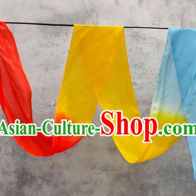 Top 3 Meters Pure Silk Color Changing Colr Change Dance Ribbon Dancing Ribbons