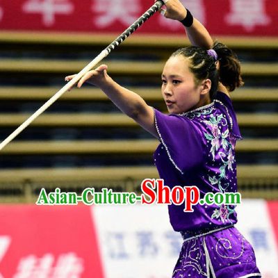 Top Kung Fu Competition Championship Uniforms Pants Suit Taekwondo Apparel Karate Suits Attire Robe Championship Costume Chinese Kungfu Jacket Wear Dress Uniform Clothing Taijiquan Shaolin Chi Gong Taichi Suits for Men Women Kids