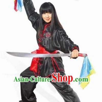 Top Kung Fu Competition Championship Uniforms Pants Suit Taekwondo Apparel Karate Suits Attire Robe Championship Costume Chinese Kungfu Jacket Wear Dress Uniform Clothing Taijiquan Shaolin Chi Gong Taichi Suits for Men Women Kids