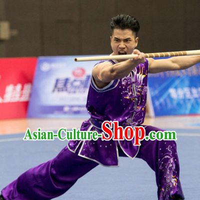 Top Kung Fu Competition Uniforms Pants Suit Taekwondo Apparel Karate Suits Attire Robe Championship Costume Chinese Kungfu Jacket Wear Dress Uniform Clothing Taijiquan Shaolin Chi Gong Taichi Suits for Men Women Kids