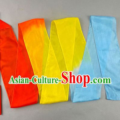 3 Meters Pure Silk Colour Change Color Changing Transition Dance Ribbon Dancing Ribbons for Adults or Kids