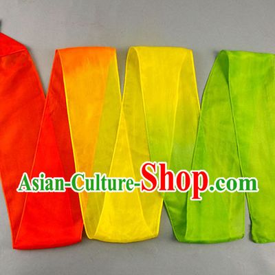 Top 3 Meters Pure Silk Colour Change Color Changing Colour Transition Dance Ribbon Dancing Ribbons for Adults or Kids