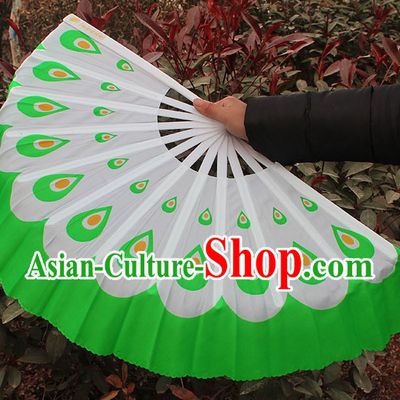 Traditional Peacock Dance Fan Dancing Fans