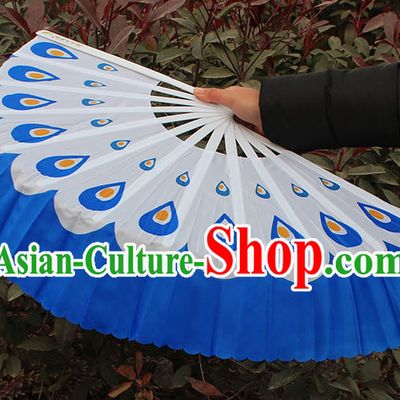 Traditional Peacock Dance Fan Dancing Fans