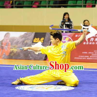 Top Qigong Kung Fu Competition Championship Uniforms Pants Suit Taekwondo Apparel Karate Suits Attire Robe Championship Costume Chinese Kungfu Jacket Wear Dress Uniform Clothing Taijiquan Shaolin Chi Gong Taichi Suits for Men Women Kids