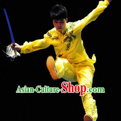 Top Kung Fu Competition Championship Uniforms Pants Suit Taekwondo Apparel Karate Suits Attire Robe Championship Costumes for Men Women Children