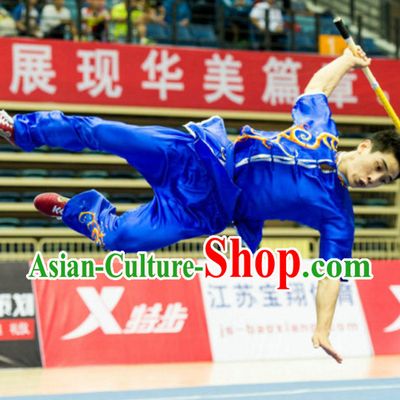 Top Kung Fu Competition Championship Uniforms Pants Suit Taekwondo Apparel Karate Suits Attire Robe Championship Costumes for Men Women Children