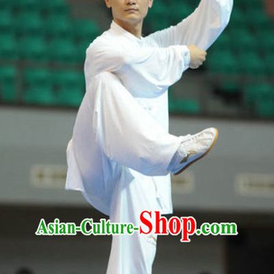 Top Kung Fu Competition Championship Uniforms Pants Suit Taekwondo Apparel Karate Suits Attire Robe Championship Costumes for Men Women Children