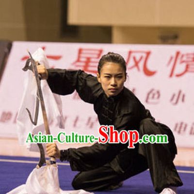 Top Kung Fu Competition Championship Uniforms Pants Suit Taekwondo Apparel Karate Suits Attire Robe Championship Costumes for Men Women Children