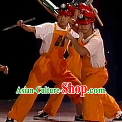 Chinese Stage Worker Dancing Dancewear Costumes Dancer Costumes Dance Costumes Chinese Dance Clothes Traditional Chinese Clothes Complete Set