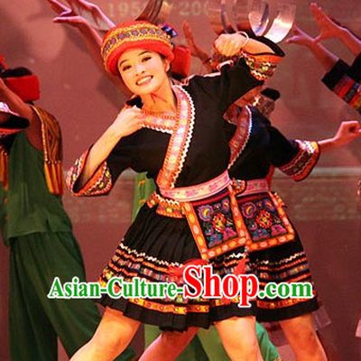 Chinese Stage Ethnic Dancing Dancewear Costumes Dancer Costumes Dance Costumes Chinese Dance Clothes Traditional Chinese Clothes Complete Set